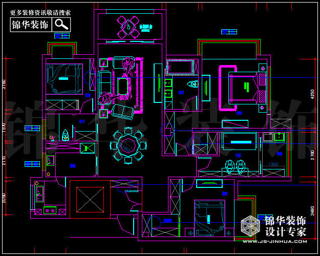 保利香檳國際C戶型150平米 戶型